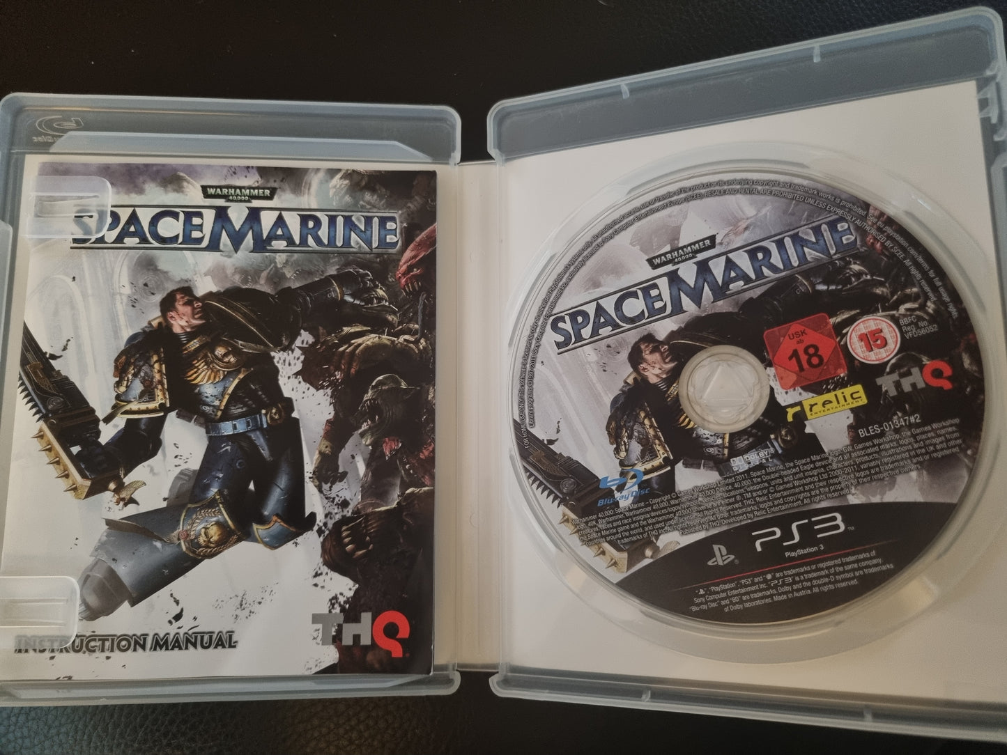 PS3 Space Marine boxed with manual