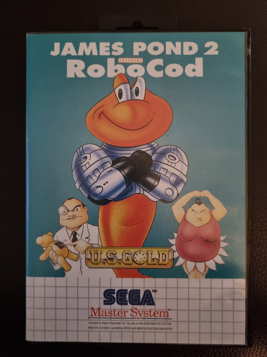 Sega Master System James Pond 2 RoboCod boxed with manual