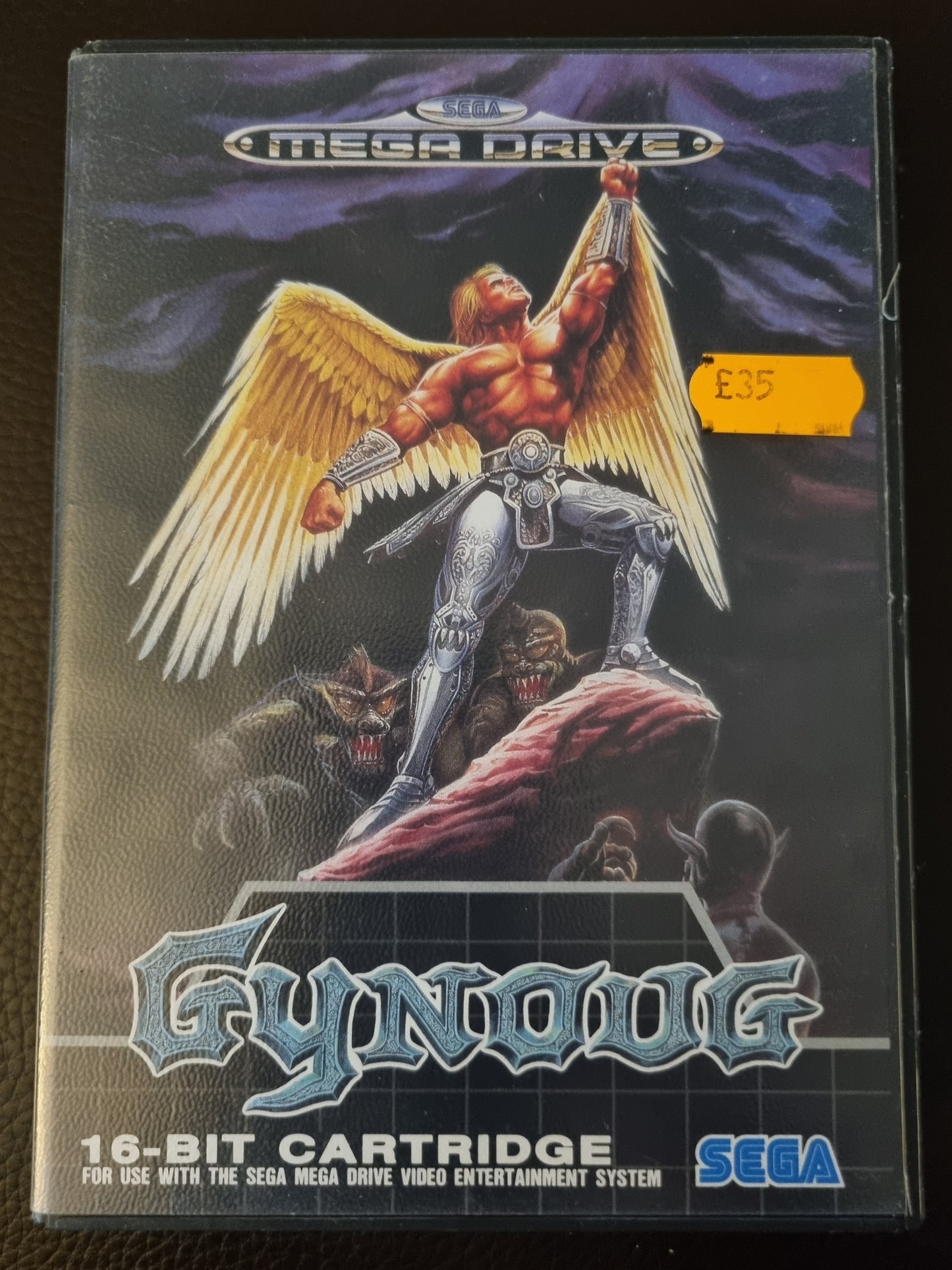 Sega Mega Drive Gynoug boxed with manual