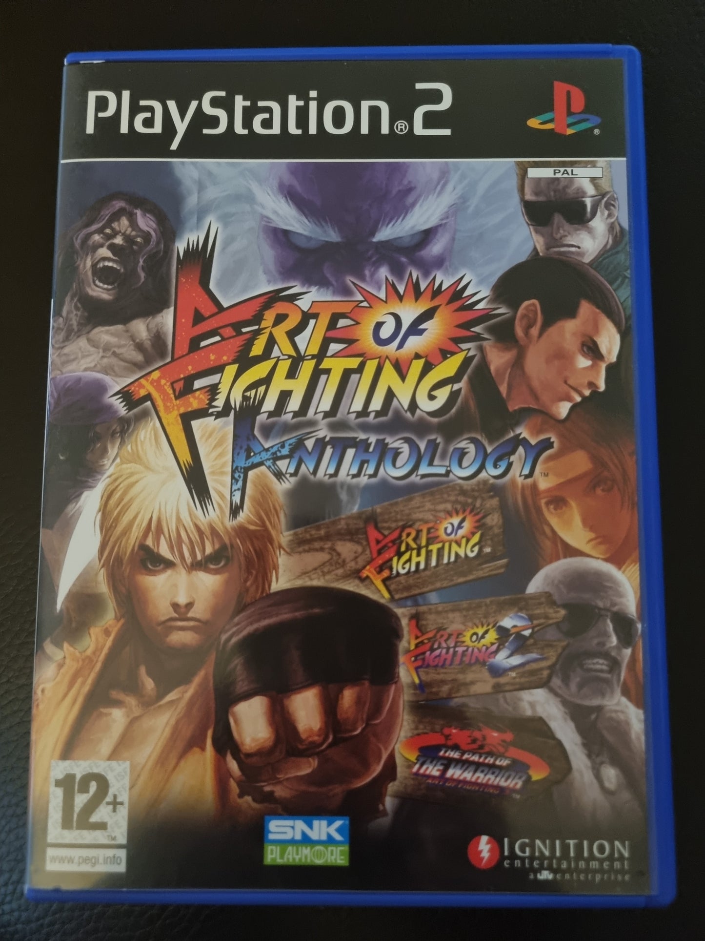 PS2 Art of Fighting Anthology boxed with manual