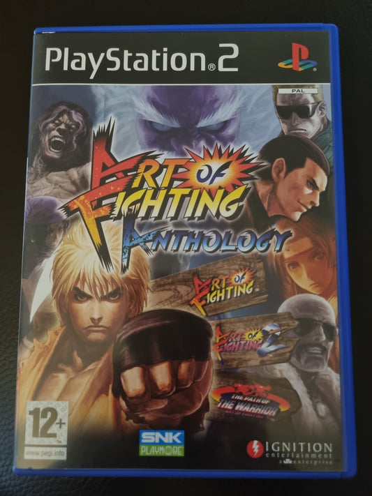 PS2 Art of Fighting Anthology boxed with manual