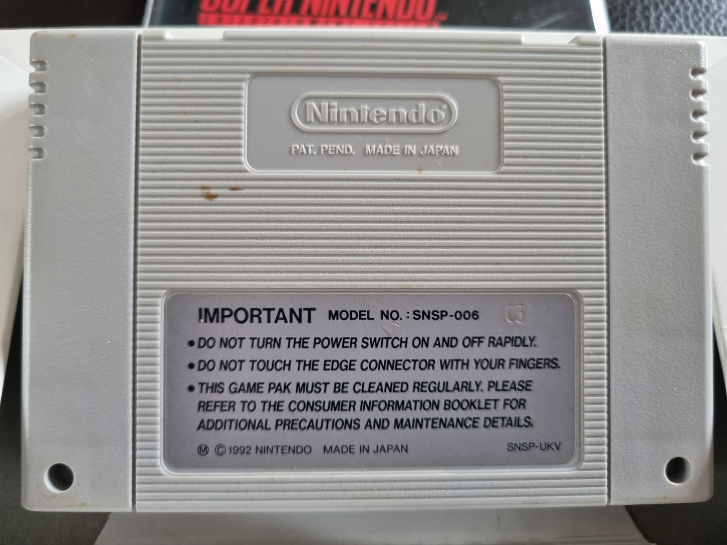 SNES Super Star Wars boxed with manual - PAL